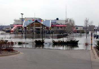Flood 2001: Rhythm City Casino entrance